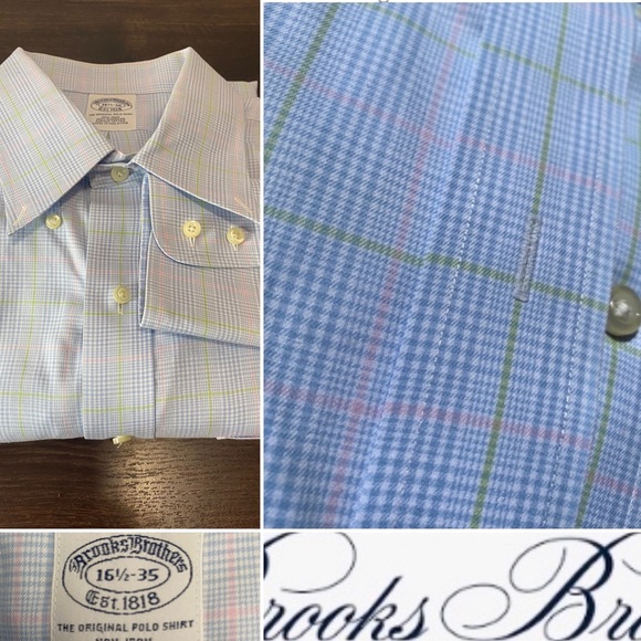 Brooks Brothers Other - Baby Blue/Pink/Lime Brooks Brothers The Original Polo Shirt